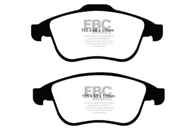 EBC sada brzd PD40K | destičky Ultimax & kotouče Standard PD40K2312