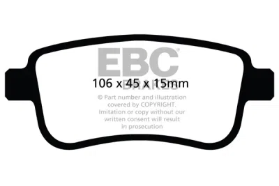 EBC sada brzd PD40K | destičky Ultimax & kotouče Standard PD40K2310