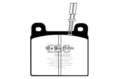 EBC sada brzd PD40K | destičky Ultimax & kotouče Standard PD40K009