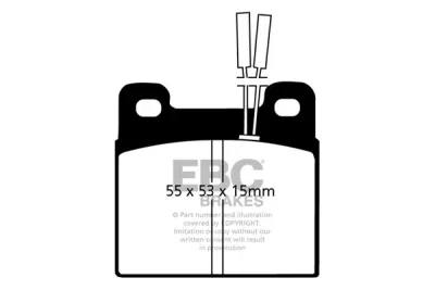 EBC sada brzd PD40K | destičky Ultimax & kotouče Standard PD40K009