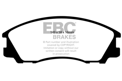 EBC Ultimax | brzdové destičky přední DP1531