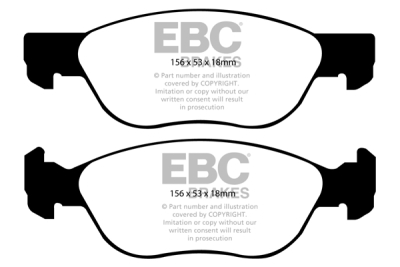 EBC Ultimax | brzdové destičky přední DP1530