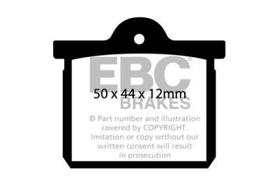 EBC Ultimax | brzdové destičky zadní DP137