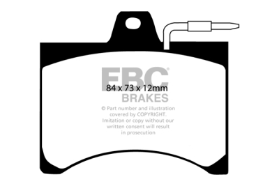EBC Ultimax | brzdové destičky přední DP349