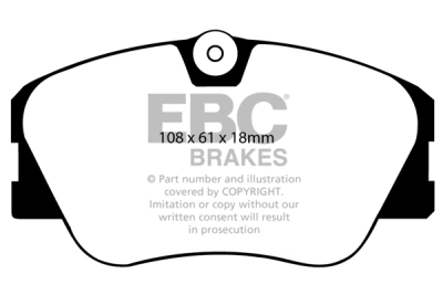EBC sada brzd PDKF | destičky Ultimax & kotouče Standard přední PDKF1217