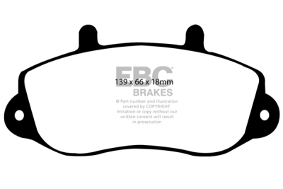 EBC sada brzd PDKF | destičky Ultimax & kotouče Standard přední PDKF1522