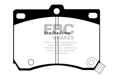 EBC sada brzd PDKF | destičky Ultimax & kotouče Standard přední PDKF1145