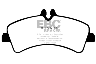 EBC Ultimax | brzdové destičky zadní DP1929