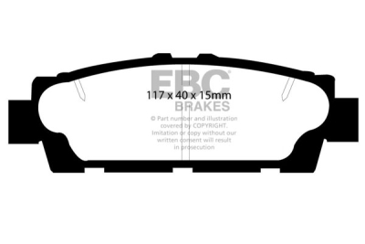 EBC sada brzd PD40K | destičky Ultimax & kotouče Standard PD40K1077