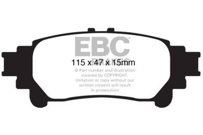 EBC sada brzd PD40K | destičky Ultimax & kotouče Standard PD40K1088