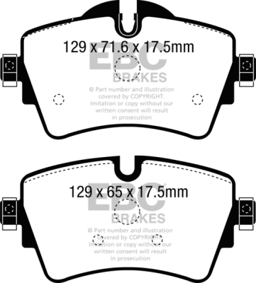 EBC sada brzd PDKF | destičky Ultimax & kotouče Standard přední PDKF2361