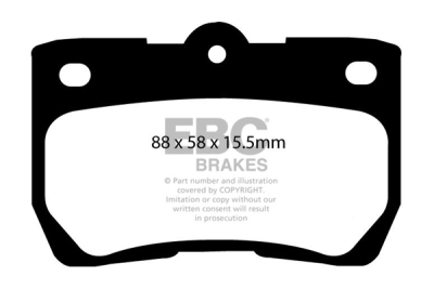 EBC sada brzd PD40K | destičky Ultimax & kotouče Standard PD40K1074