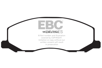 EBC Ultimax | brzdové destičky přední  DPX2015
