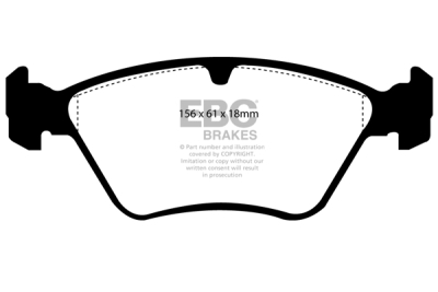 EBC sada brzd PDKF | destičky Ultimax & kotouče Standard přední PDKF1500