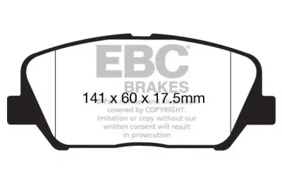 EBC sada brzd PD40K | destičky Ultimax & kotouče Standard PD40K909