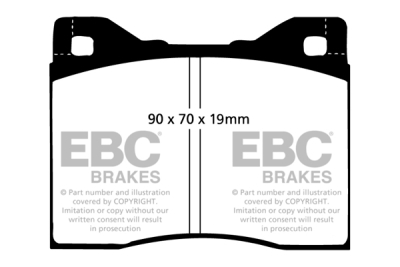 EBC Ultimax | brzdové destičky přední  DP125/2