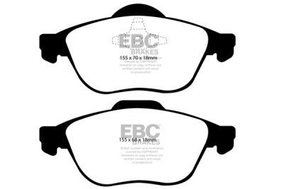 EBC sada brzd PD40K | destičky Ultimax & kotouče Standard PD40K1577
