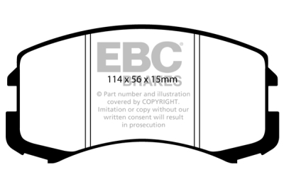 EBC Ultimax | brzdové destičky přední  DP1678