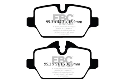 EBC sada brzd PDKR | destičky Ultimax & kotouče Standard zadní PDKR1026