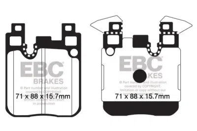 EBC sada brzd PDKR | destičky Ultimax & kotouče Standard zadní PDKR1029