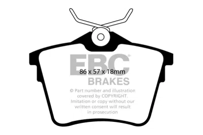 EBC sada brzd PDKR | destičky Ultimax & kotouče Standard zadní PDKR722