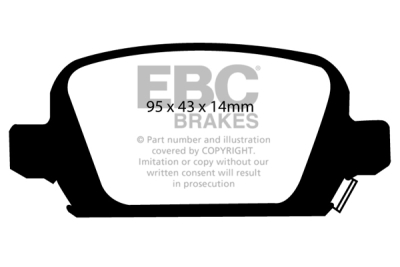 EBC sada brzd PDKR | destičky Ultimax & kotouče Standard zadní PDKR700