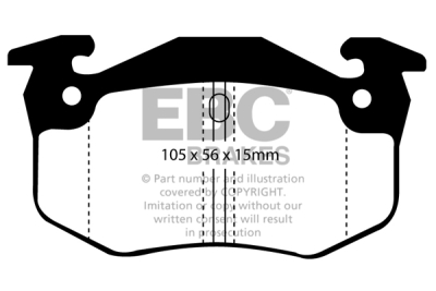 EBC sada brzd PDKR | destičky Ultimax & kotouče Standard zadní PDKR758