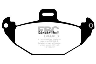 EBC sada brzd PDKR | destičky Ultimax & kotouče Standard zadní PDKR760