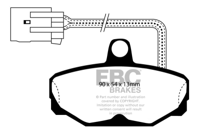 EBC sada brzd PD40K | destičky Ultimax & kotouče Standard PD40K786
