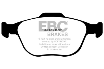 EBC sada brzd PD40K | destičky Ultimax & kotouče Standard PD40K797