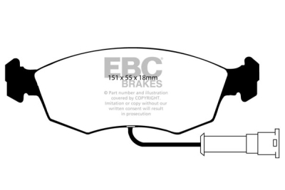 EBC sada brzd PD40K | destičky Ultimax & kotouče Standard PD40K791