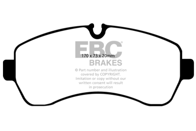 EBC sada brzd PD40K | destičky Ultimax & kotouče Standard PD40K2001