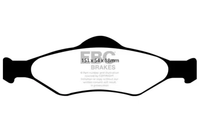 EBC sada brzd PDKF | destičky Ultimax & kotouče Standard přední PDKF727