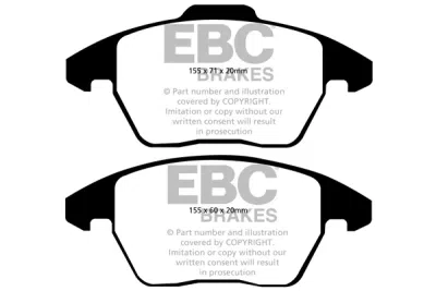 EBC sada brzd PD40K | destičky Ultimax & kotouče Standard PD40K1499
