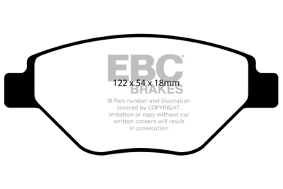 EBC sada brzd PDKF | destičky Ultimax & kotouče Standard přední PDKF1687