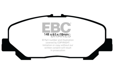 EBC sada brzd PDKF | destičky Ultimax & kotouče Standard přední PDKF2315