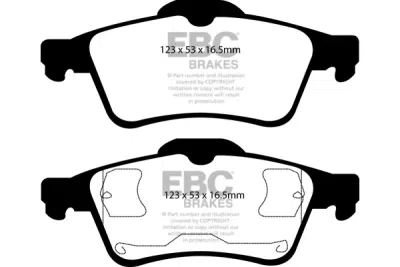 EBC sada brzd PD40K | destičky Ultimax & kotouče Standard PD40K1607