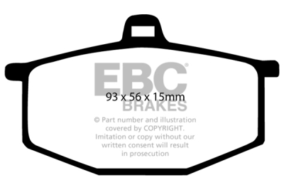EBC Ultimax | brzdové destičky přední  DP284