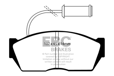 EBC sada brzd PDKF | destičky Ultimax & kotouče Standard přední PDKF1736