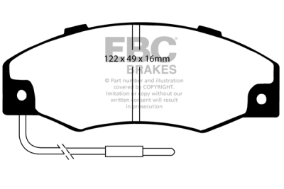 EBC sada brzd PDKF | destičky Ultimax & kotouče Standard přední PDKF1714