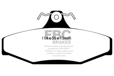 EBC sada brzd PD40K | destičky Ultimax & kotouče Standard PD40K630