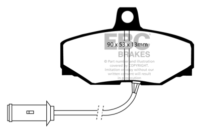 EBC sada brzd PD40K | destičky Ultimax & kotouče Standard PD40K645