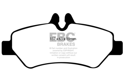 EBC sada brzd PD40K | destičky Ultimax & kotouče Standard PD40K2229