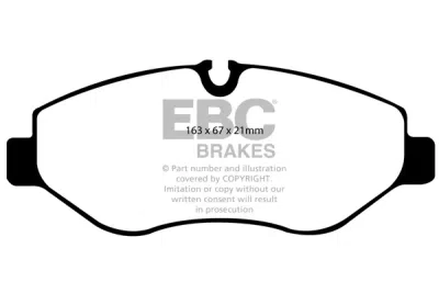 EBC sada brzd PD40K | destičky Ultimax & kotouče Standard PD40K2228