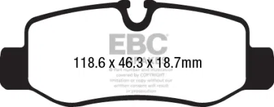 EBC sada brzd PD40K | destičky Ultimax & kotouče Standard PD40K2228