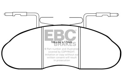EBC Ultimax | brzdové destičky přední DP633/2