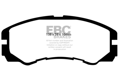 EBC sada brzd PD40K | destičky Ultimax & kotouče Standard PD40K952