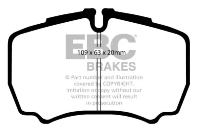 EBC sada brzd PD40K | destičky Ultimax & kotouče Standard PD40K956