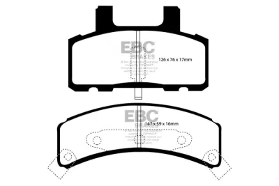 EBC sada brzd PDKF | destičky Ultimax & kotouče Standard přední PDKF344