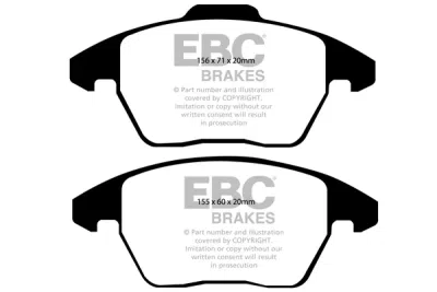 EBC Ultimax | brzdové destičky přední  DP1517/2